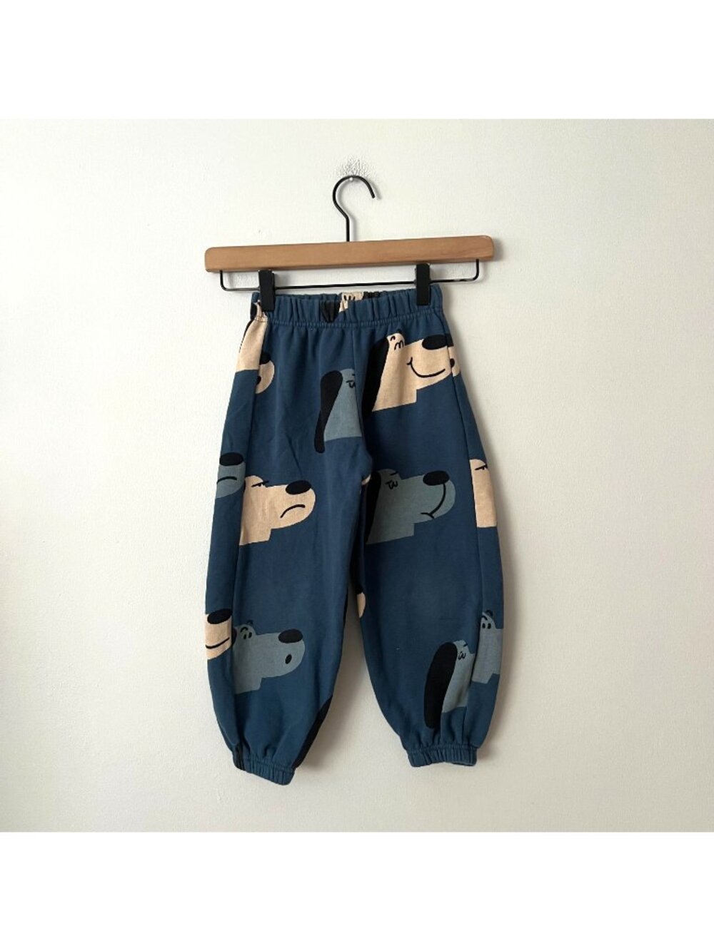 Zara Blue Dog Graphic Jogger Sweatpants Kid's Size 6 Years